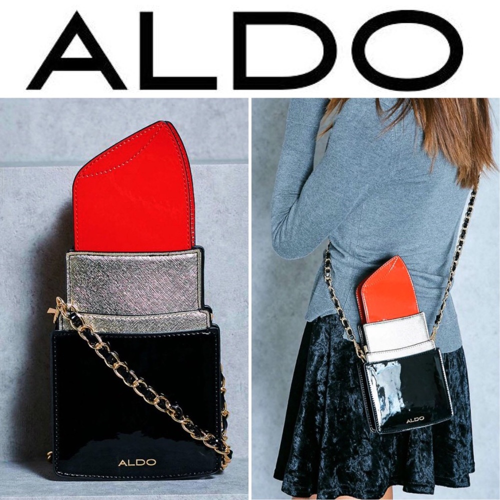 🆕💄 PORTLAND Lipstick Crossbody Novelty Bag Aldo